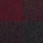 Preview: Flanell Tweed LUIGI - Karo - bordeaux  *Made in Italy *- SWAFING