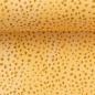 Preview: Baumwolljersey Linda - Tupfen auf gelb