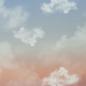 Preview: Panel CLOUDY SKY by lycklig Design - orange