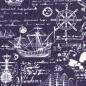 Preview: Dekostoff, Canvas RINTELN - Maritim, Kompass, Schiff
