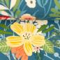 Preview: Modal-French Terry JOANA-bunte Blumen auf blau