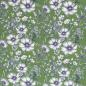 Preview: MERLE – SWAFING Öko-Tex Viskose-Slubjersey Blumen auf grün RESTSTÜCK 2 m