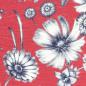 Preview: MERLE – SWAFING Öko-Tex Viskose-Slubjersey - Blumen auf rot