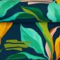 Preview: Polojersey Malta, Swafing, bunte Blumen auf blau