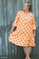 Preview: Double Slub Musselin Swafing Bright by Käselotti beige-orange