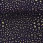 Preview: Baumwolljersey Leske Leoprint auf aubergine