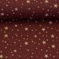 Preview: Baumwollstoff BJÖRN Swafing Sterne Bordeaux