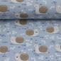 Preview: Baumwolljersey Kids by JaTiJu Swafing - Schnecken hellblau