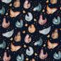 Preview: Baumwolljersey Seafing checken by Hip Som Hap