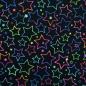 Preview: Baumwollstoff TIM Sterne neon