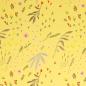 Preview: French Terry FEMKE Swafing gelb, kleine Blumen
