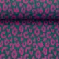 Preview: Baumwolljersey Swafing HAPPY LEO by Cherry Picking grün-pink