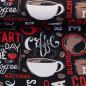 Preview: Dekostoff, Canvas RINTELN - Kaffee