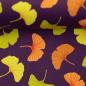 Preview: Fiete **NANO-Softshell** Ginko auf violett