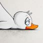 Preview: French Terry Panel CHEEKY ANIMALS -Swafing ca. 95 cm - ENTE