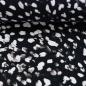 Preview: Baumwolljersey PATTY Swafing Tupfen weiß auf schwarz