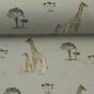 Preview: Baumwolljersey Wild Animals by Christiane Zielinski - Giraffen