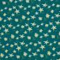 Preview: Baumwolljersey Swafing ALPENLIEBE by Mrs mint design - Edelweiss auf petrol