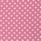 Preview: Musselin Sterne dunkles rosa