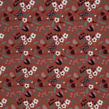 A Good Harvest – MEADOW terracotta –  French Terry