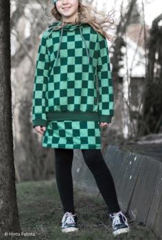 French Terry Sk8 by lycklig design - Checkerboard
