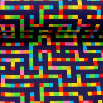 Baumwollstoff Henry Pixel
