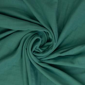 Double Slub Musselin Sorea - petrol