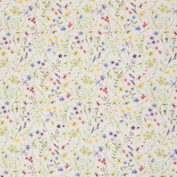 Baumwollstoff TARRENZ Swafing - Blumen und Schmetterlinge