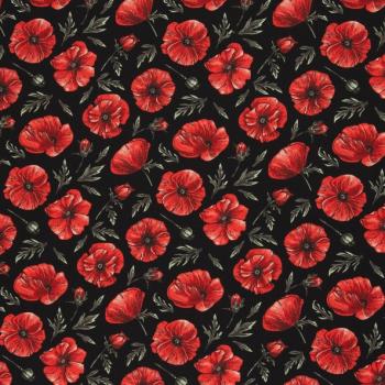 Baumwollstoff TARRENZ Swafing Mohnblumen