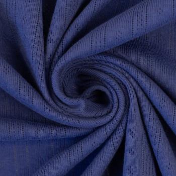 Baumwolljersey Tiana Swafing Ajour - Blau