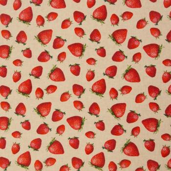 Dekostoff Swafing Ulli Erdbeeren