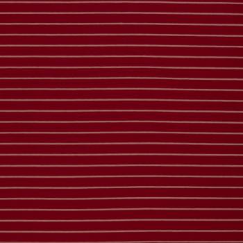 Baumwolljersey Isa Swafing Ringel - Bordeaux