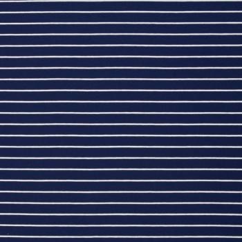 Baumwolljersey Isa Swafing Ringel blau