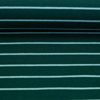 Baumwolljersey Isa Swafing Ringel - Petrol