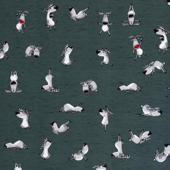 French Terry Swafing Thorsten Berger - Winter Moods kleine Rentiere