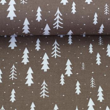 Canvas  Wiebke Swafing - Kleine Bäume camel