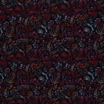 French Terry HERBSTFRÜCHTE by Christiane Zielinski -Swafing- rot