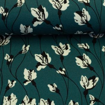 Baumwolljersey Kalamos Swafing Blumen real
