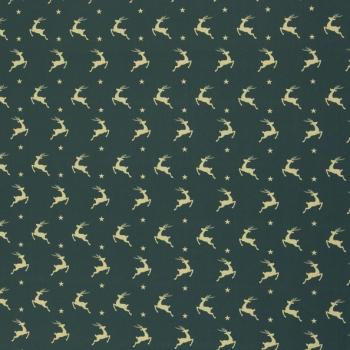 Baumwollstoff BJÖRN Swafing Rentiere blau