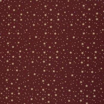 Baumwollstoff BJÖRN Swafing Sterne Bordeaux