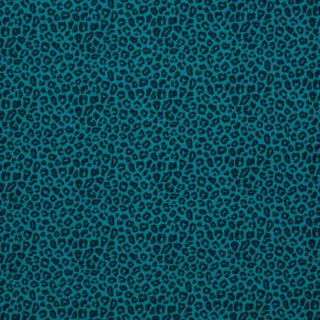 Baumwolljetsey Swafing CLEOPATRA Leo blau türkis