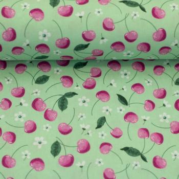 Baumwollstoff FRUITS Swafing  - KIRSCHEN