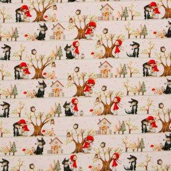 Baumwolljersey Jerry Swafing Rotkäppchen