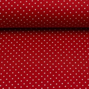 Baumwollstoff HILDE - rot