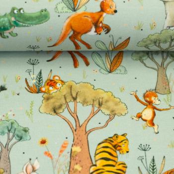 Baumwolljersey Swafing - Safari Animals