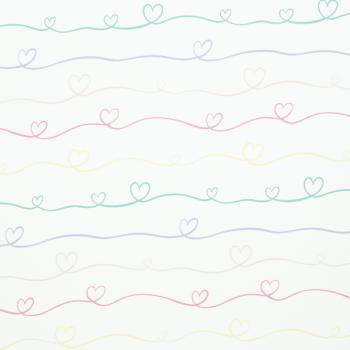 Baumwolljersey „Scribble Hearts“ – weiß — Swafing by Mrs. Mint