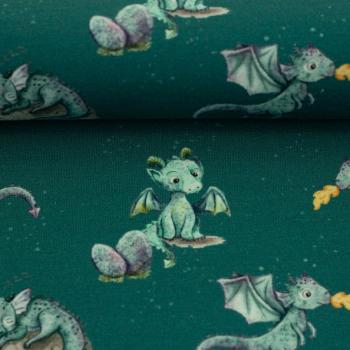 Baumwolljersey Miracle by Christiane Zielinski Drachen