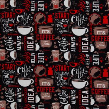 Dekostoff, Canvas RINTELN - Kaffee