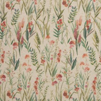 Dekostoff Swafing Linea, Baumwolle-Leinen Blumen