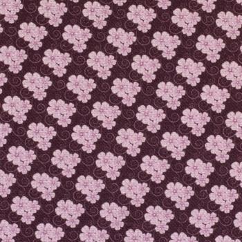 Baumwollstoff ELSE Blumen auf violett